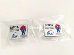 JICA SITCA 万博 EXPO2025 ピンバッジ 2個セット - メルカリ
