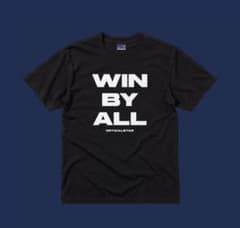 OPTICAL STAR Tシャツ WIN BY ALL ブラックSのサムネイル