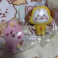BT21 Fluffy Mascot 2 Jungkook & Jimin Set CHIMMY COOKY