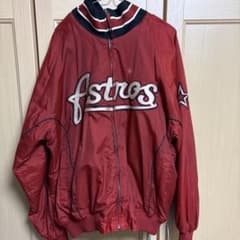 Astrosメジャーリーグ　ナイロンジャケット　MLBアストロズ　古着のサムネイル