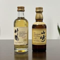 竹鶴ピュアモルト & 山崎12年 50ml ミニボトルセット(値下検討可