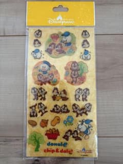 香港ディズニーランド ステッカー チップとデール ドナルド 2008年のサムネイル