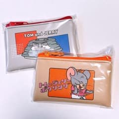 トムとジェリー　ボウリング　タフィー　フラットミニポーチ　ボーリング　ファニー