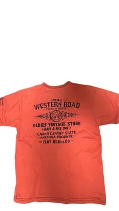 FLAT HEAD & CO オレンジ Tシャツのサムネイル