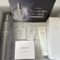 徹底美白SHIRORUクリスタルホイップ洗顔料 基礎化粧品セット - メルカリ