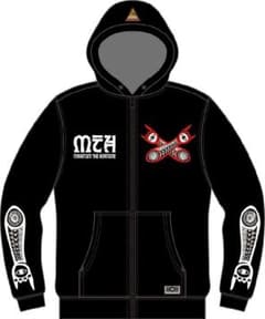 マキシマム ザ ホルモン パーカー ジップアップ キッズ 110 黒