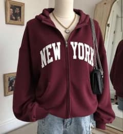 NEWYORK パーカー 裏起毛のサムネイル