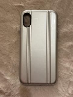 ZERO iPhoneXケース シルバー ストライプデザインのサムネイル