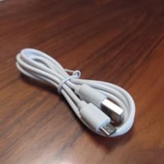 USB to Micro USB typeB充電ケーブル 約1m ホワイトのサムネイル