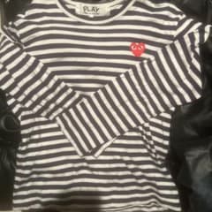 COMME des GARCONS ストライプ 長袖Tシャツ Sのサムネイル