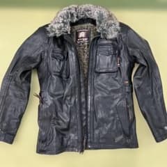 HYOD ヒョウドウ 山羊革 ボア付きレザージャケット L - メルカリ