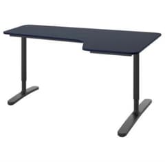 ベカント（BEKANT）コーナーデスク　L字テーブル　右 IKEA L字型 昇降デスク（BEKANT ベカント コーナーデスク 右 黒