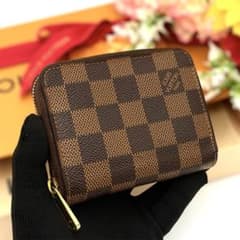 ルイヴィトン ダミエ エベヌ ジッピーコインパース ブラウン N63070