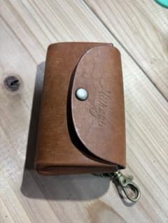 ハンドメイド レザーコンパクト財布のサムネイル