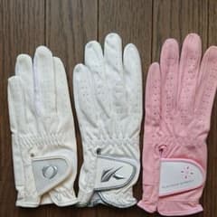 ゴルフグローブ レディース左手  Sサイズ  未使用他3点のサムネイル