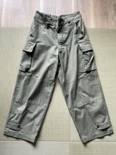 カーゴパンツ オリーブグリーン サイズ14 フランス軍 M-47 - メルカリ