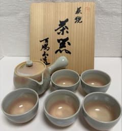 新品未使用 萩焼 天鵬山 茶器揃 湯飲み 急須 セットB17 - メルカリ