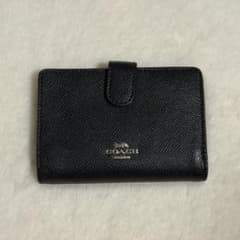 coach 二つ折り財布 ブラックのサムネイル