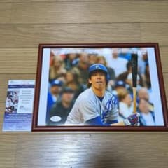 ドジャース 前田健太 直筆サイン入りフォト JSA証明書付き 楽天イーグルス ドジャース 前田健太 直筆サイン入りフォト JSA証明書付き 楽天