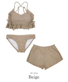 【新品未使用】SEA DRESS titivate サイドレースアップビキニのサムネイル