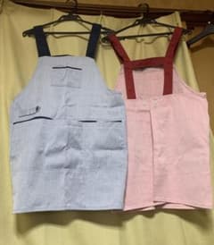 エプロン　ピンクのみのサムネイル