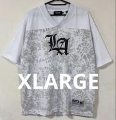 XLARGE メッシュ Tシャツ ホワイト ゲームシャツ 91のサムネイル