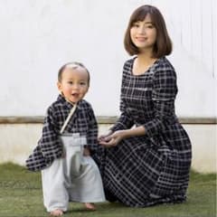 スウィートマミー  親子リンクコーデ　袴ロンパース　お宮参りにのサムネイル