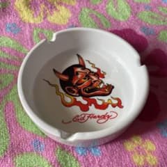 Ed Hardy 陶器製 灰皿 般若デザインのサムネイル