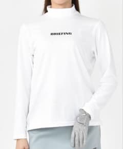 レディース 長袖 モックネック BRIEFING 【極美品】ブリーフィング S 長袖 モックネック ハイネック ブリーフィング 美品♪BRIEFING レディースウェア