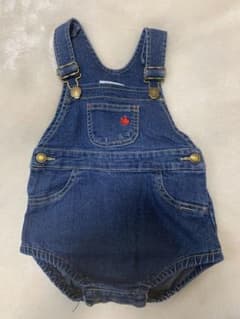 POLOベビー デニムロンパース 80cmのサムネイル