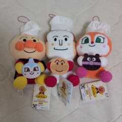 それいけ！アンパンマン　ころふわ　パン屋さんぬいぐるみ3種