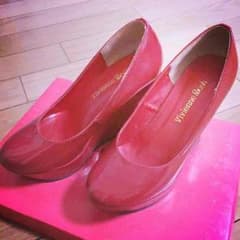 赤パンプス♡ウェッジソールのサムネイル