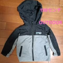 アウトドア　ウィンドブレーカー　パーカージャケット　100センチ