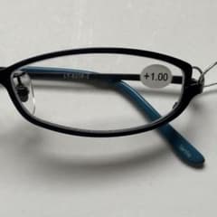 老眼鏡 +1.00 男性用 リーディンググラス シニアグラス 非球面レンズ