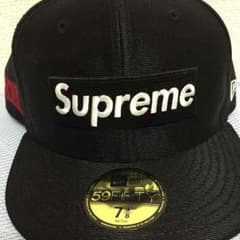 supreme newera 2016ss  サイズ7 3/8 ブラック 新品のサムネイル