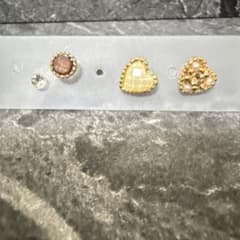 樹脂ポストピアス 2点セットのサムネイル