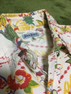 NAONAO様専用 ウエスタン アロハ ネルシャツ SUN SURFのサムネイル