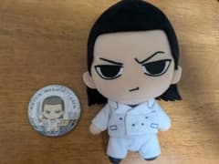 龍が如く 錦山彰 ぬいぐるみ 缶バッジ セットのサムネイル