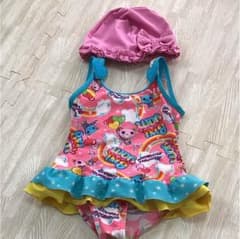 まりーあ様専用＊水着100＊ミキハウスキャップセットのサムネイル