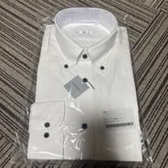 新品 SUIT SELECT 長袖ワイシャツ ホワイト ダイヤドビーのサムネイル