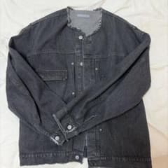 WYM デニムジャケット ブラック LARGEのサムネイル