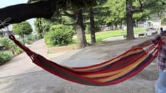 新品未使用 ハンモック Colorful Hammock1人用キャンプアウトドア