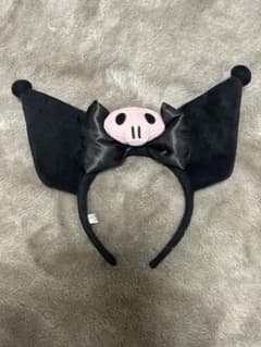 クロミ リボン付きカチューシャ 黒のサムネイル