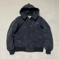 アヴィレックス 中綿 フーデッドジャケット L ブラックカモ 迷彩 MA-1 アヴィレックス 中綿 フーデッドジャケット L ブラックカモ 迷彩 MA-1