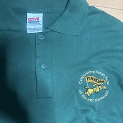 90s anvil USA製　ポロシャツ　ヴィンテージ　グリーンのサムネイル