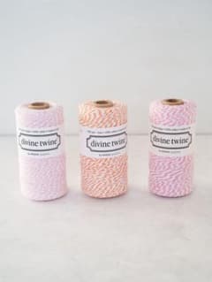 divine twine ラッピング用リボン 3色セットのサムネイル