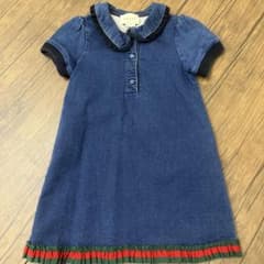 GUCCI デニムワンピース 襟付き 36M - メルカリ