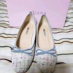 DIANA ツイードバレエパンプスのサムネイル