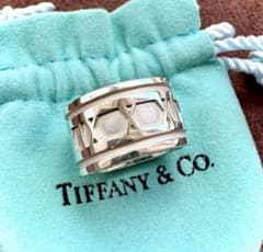Tiffany ティファニー 10号 アトラス リング ワイド オールド - メルカリ