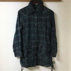 [YUKO様専用]シャツ チュニック ワンピース チェック 長袖のサムネイル